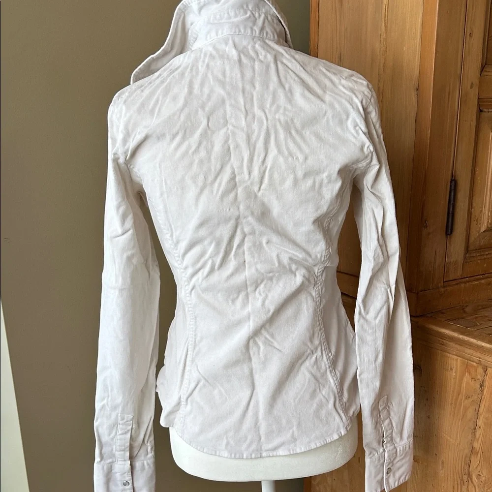 White Button-Up Shirt - Picture 4 of 8